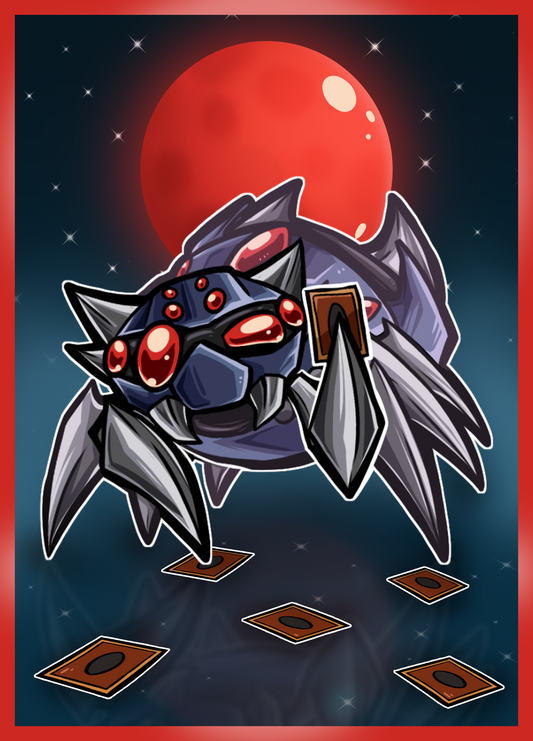 TDL Spider Blood Moon Card Sleeves 50-pack image 0