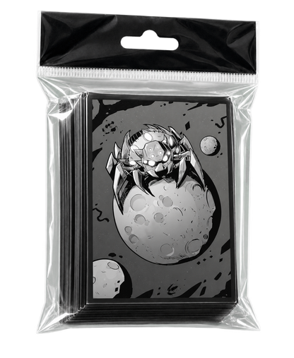 TDL Black and White Moon Spider Card Sleeves 50-pack