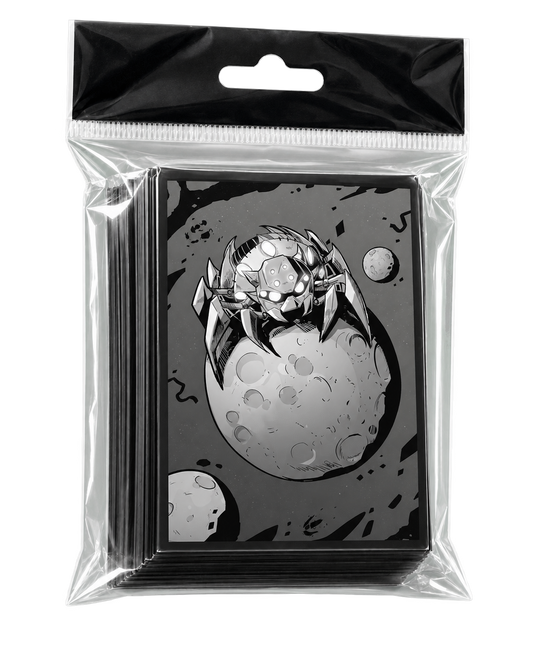 TDL Black and White Moon Spider Card Sleeves 50-pack