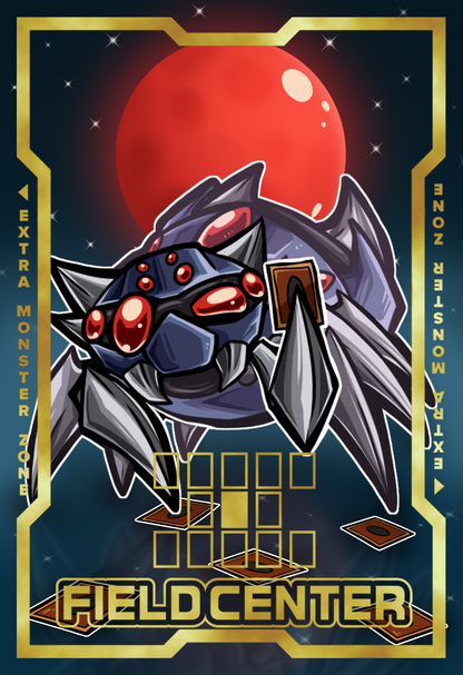 Metal Field Center - Blood Moon Spider in Space image 0